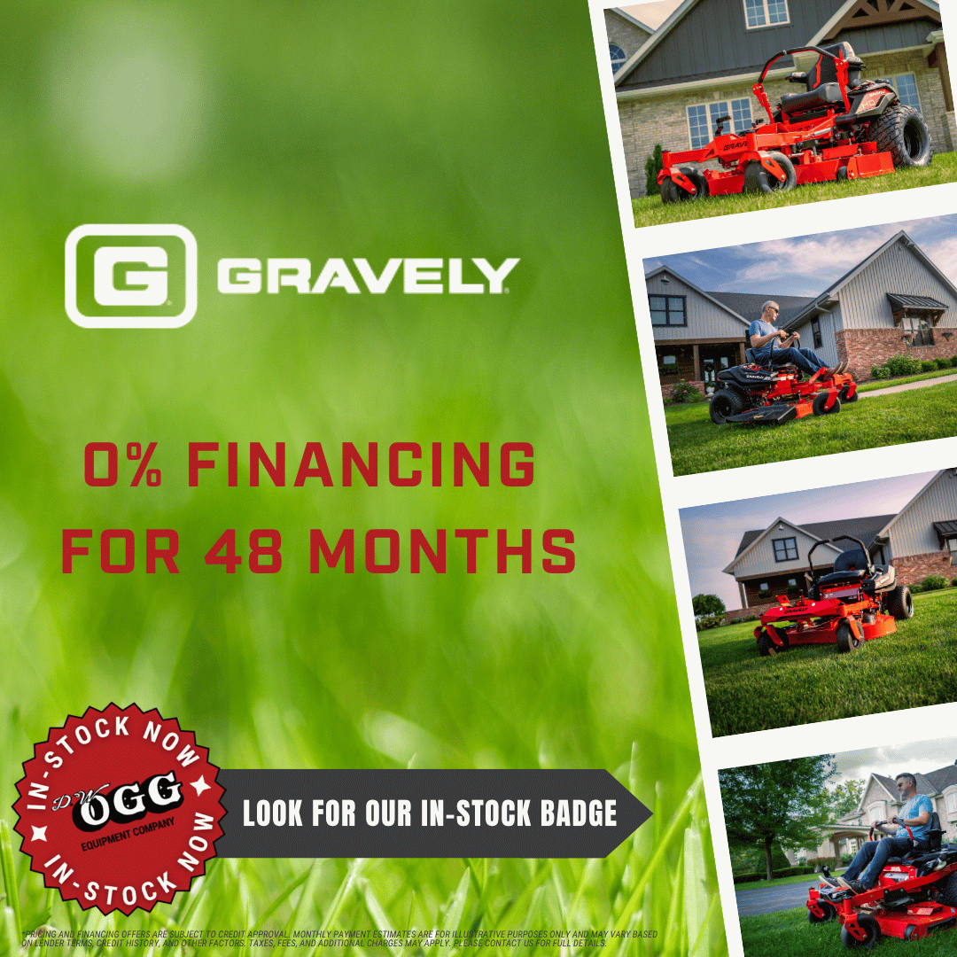 Gravely Lawnmowers | D.W. Ogg Equipment Co.